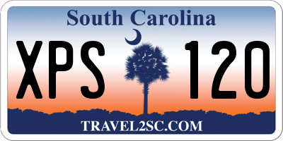 SC license plate XPS120