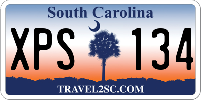 SC license plate XPS134