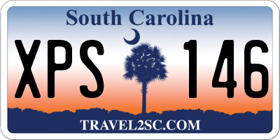 SC license plate XPS146