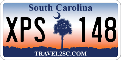 SC license plate XPS148