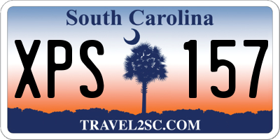 SC license plate XPS157