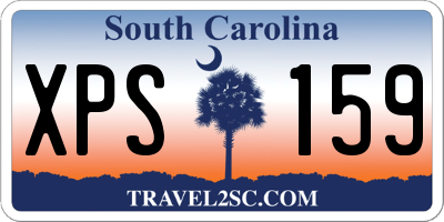 SC license plate XPS159