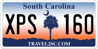 SC license plate XPS160