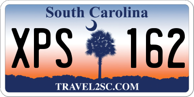 SC license plate XPS162