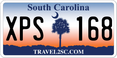 SC license plate XPS168