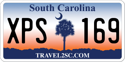SC license plate XPS169