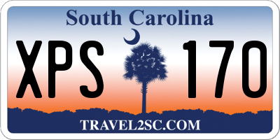 SC license plate XPS170