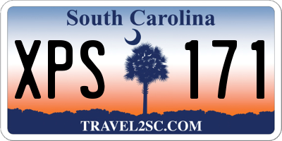 SC license plate XPS171