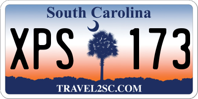 SC license plate XPS173