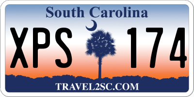 SC license plate XPS174