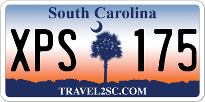 SC license plate XPS175