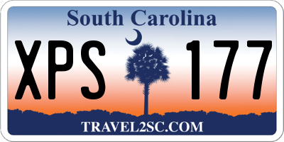 SC license plate XPS177