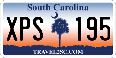 SC license plate XPS195