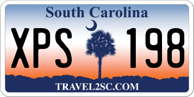 SC license plate XPS198