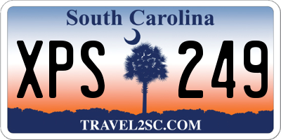 SC license plate XPS249