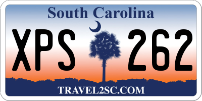 SC license plate XPS262
