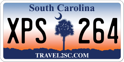 SC license plate XPS264