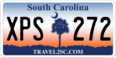 SC license plate XPS272
