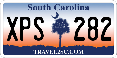 SC license plate XPS282