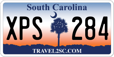 SC license plate XPS284