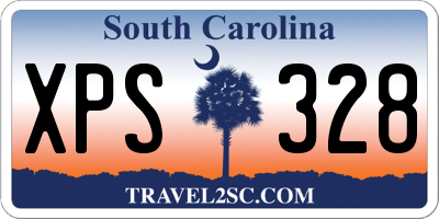 SC license plate XPS328