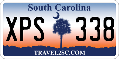 SC license plate XPS338