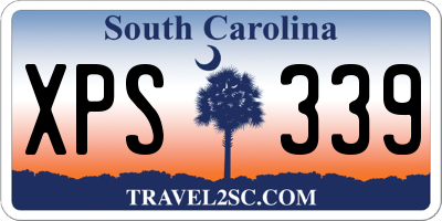 SC license plate XPS339