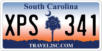 SC license plate XPS341