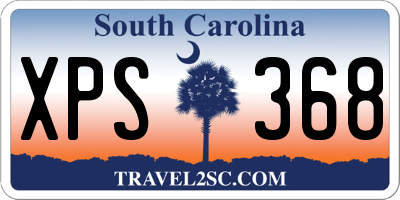 SC license plate XPS368