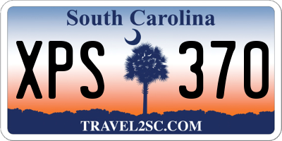 SC license plate XPS370