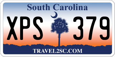 SC license plate XPS379