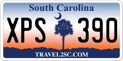 SC license plate XPS390
