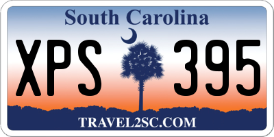 SC license plate XPS395