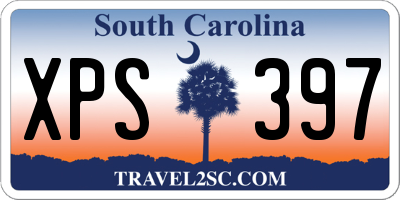 SC license plate XPS397