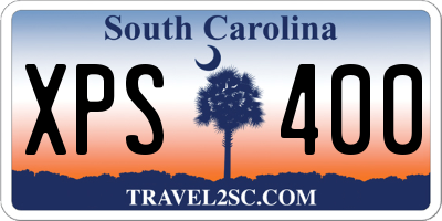 SC license plate XPS400