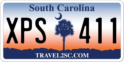 SC license plate XPS411