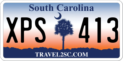 SC license plate XPS413