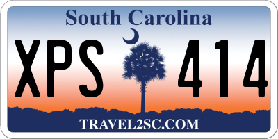 SC license plate XPS414