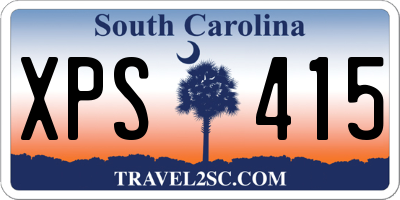 SC license plate XPS415