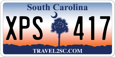 SC license plate XPS417