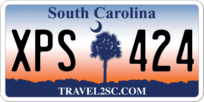 SC license plate XPS424