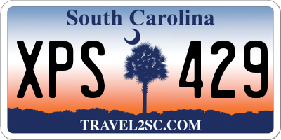 SC license plate XPS429