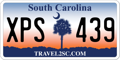 SC license plate XPS439