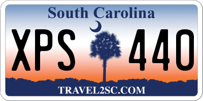 SC license plate XPS440