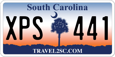 SC license plate XPS441