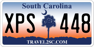 SC license plate XPS448
