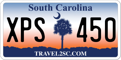SC license plate XPS450
