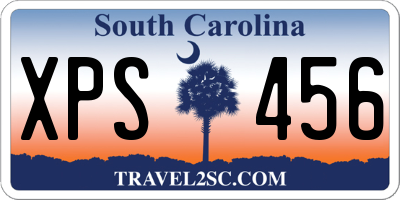 SC license plate XPS456