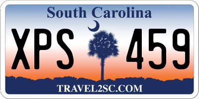 SC license plate XPS459