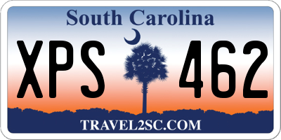 SC license plate XPS462